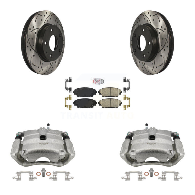 Transit Auto KCD-100167N Disc Brake Kit for 2016-2018 Mazda CX-3 - Front product image