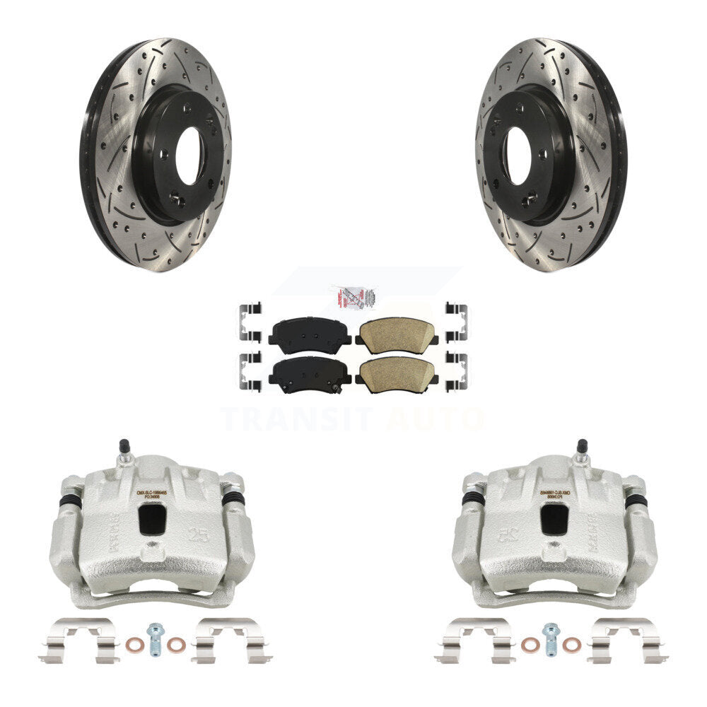 Transit Auto KCD-100169N Disc Brake Kit for 2011-2012 Hyundai Elantra - Front product image