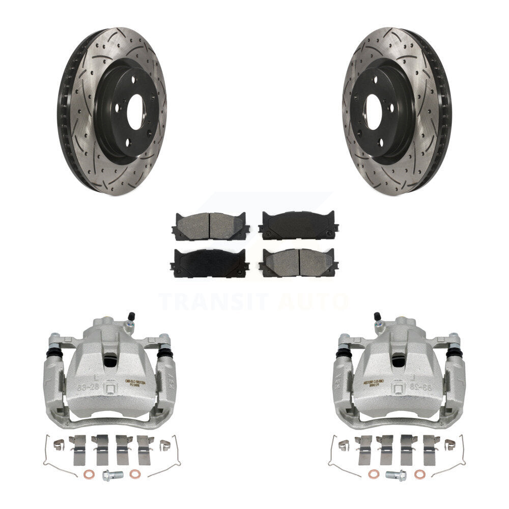 Transit Auto KCD-100169S Disc Brake Kit for 2007-2018 Lexus ES300h, Toyota Avalon, Toyota Camry & more - Front product image