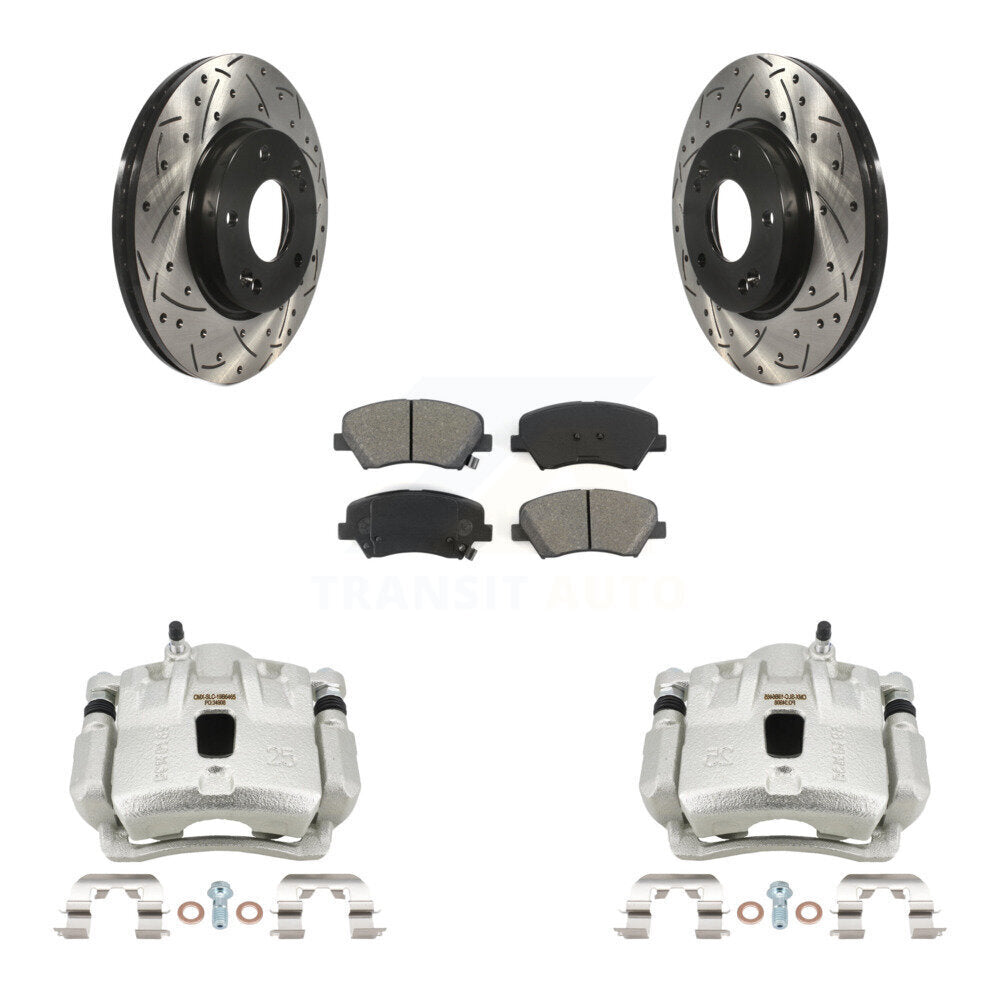 Transit Auto KCD-100171S Disc Brake Kit for 2011-2012 Hyundai Elantra - Front product image