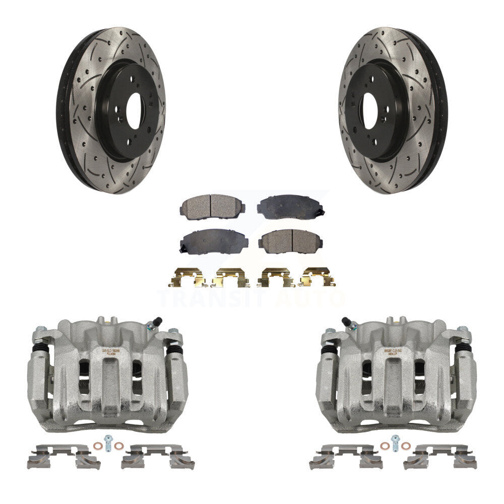 Transit Auto KCD-100171T Disc Brake Kit for 2007-2012 Honda Crosstour, Honda Accord Crosstour, Acura RDX & more - Front product image