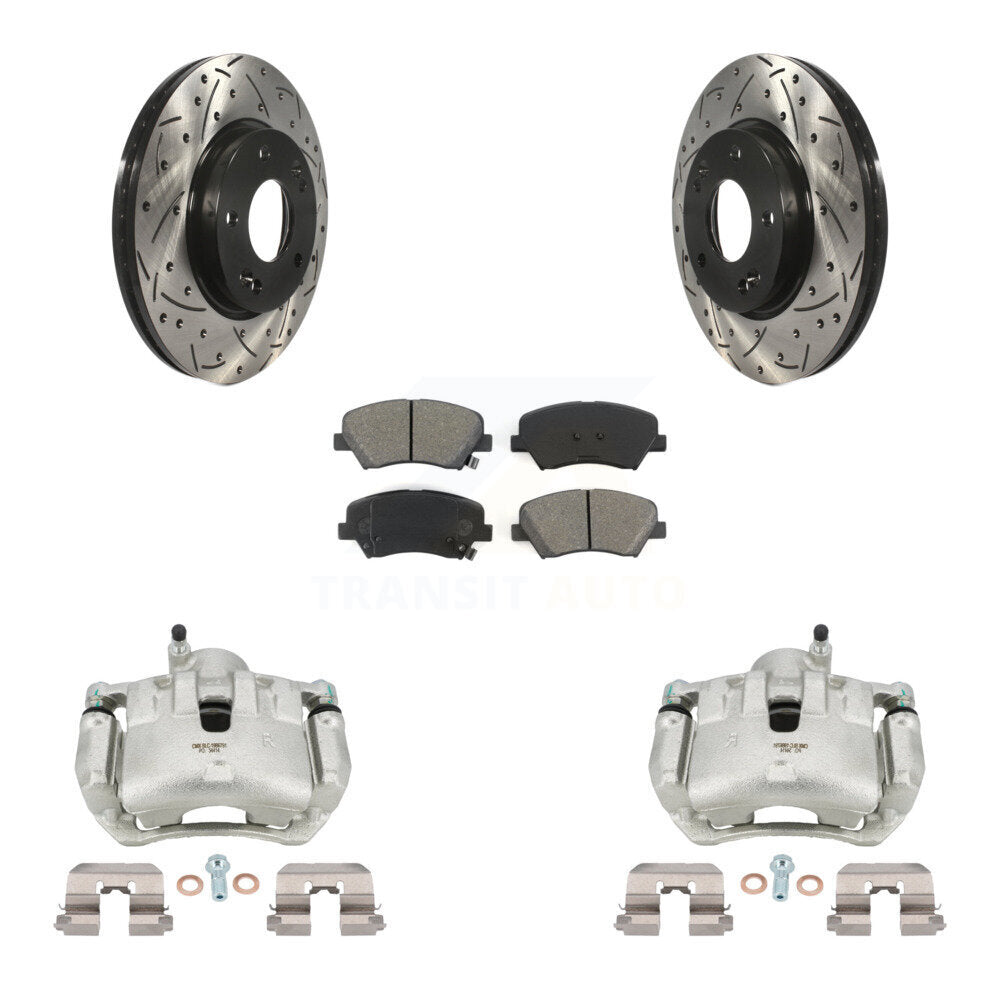 Transit Auto KCD-100172S Disc Brake Kit for 2012 Hyundai Veloster - Front product image