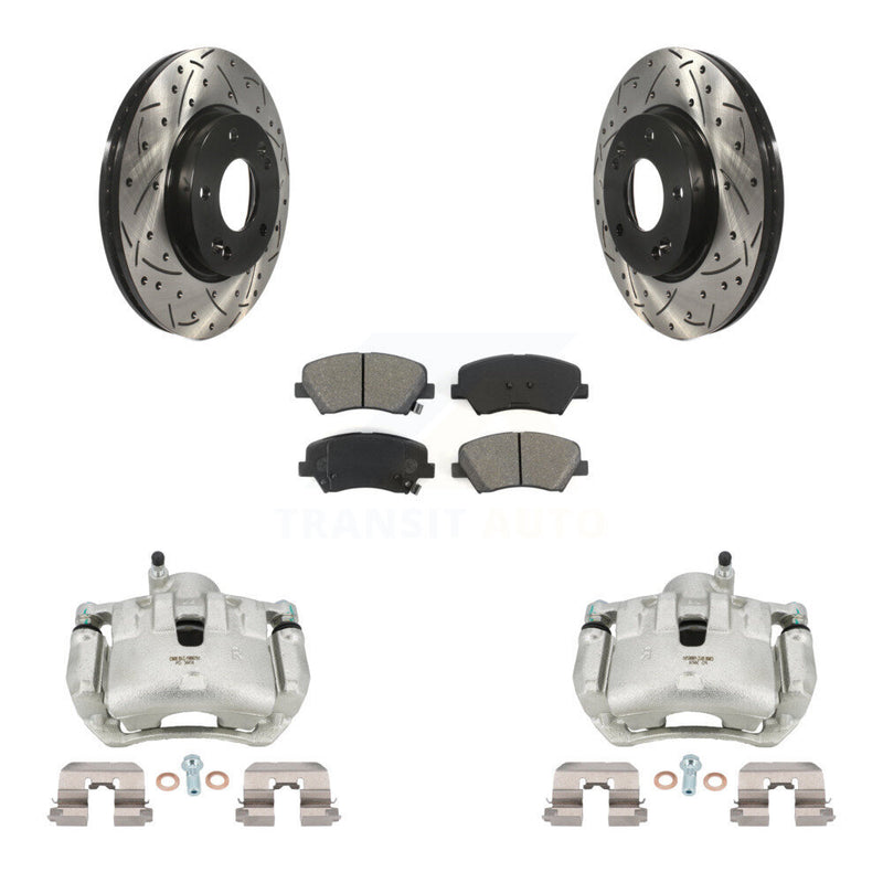 Transit Auto KCD-100172S Disc Brake Kit for 2012 Hyundai Veloster - Front product image