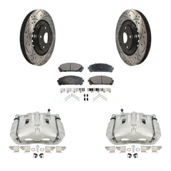 Transit Auto KCD-100173P Disc Brake Kit for 2010-2020 Toyota Highlander, Toyota Sienna, Lexus RX350 - Front product image