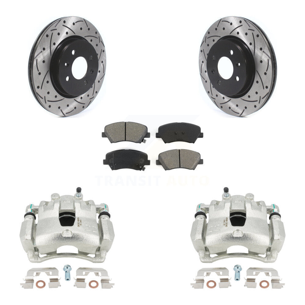 Transit Auto KCD-100173S Disc Brake Kit for 2017 Kia Rio - Front product image