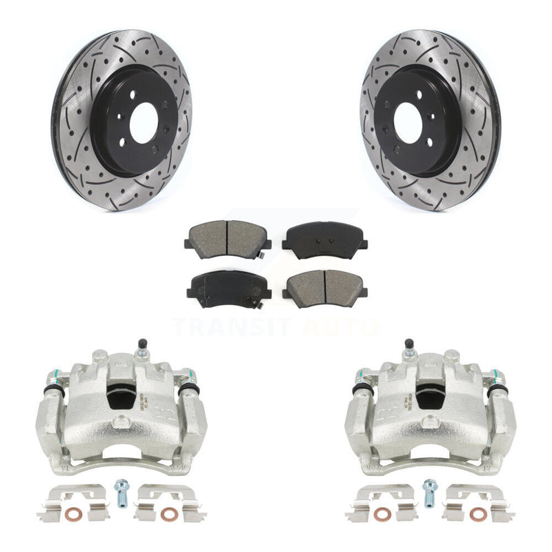 Transit Auto KCD-100173S Disc Brake Kit for 2017 Kia Rio - Front product image