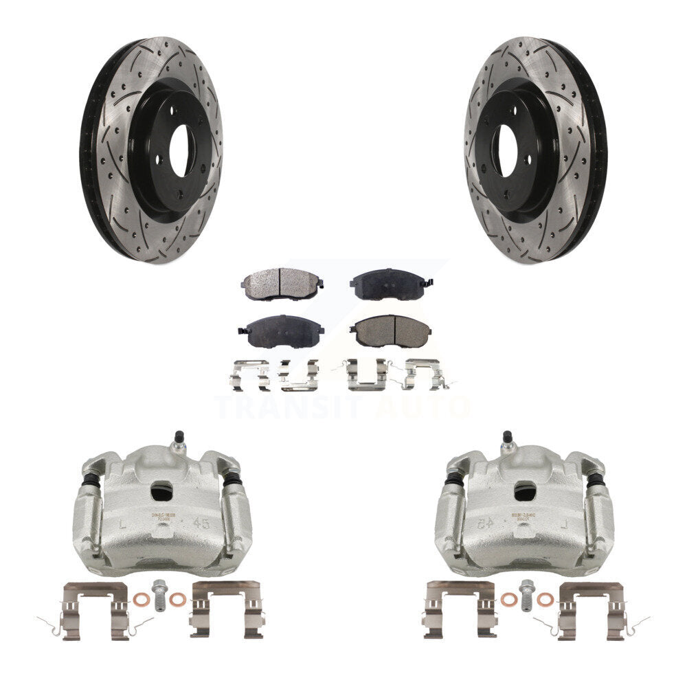 Transit Auto KCD-100174T Disc Brake Kit for 2007-2010 Nissan Sentra - Front product image