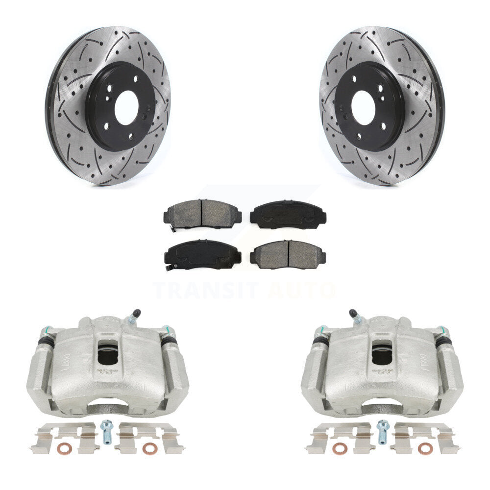 Transit Auto KCD-100176S Disc Brake Kit for 2010-2014 Honda Accord, Acura TSX - Front product image