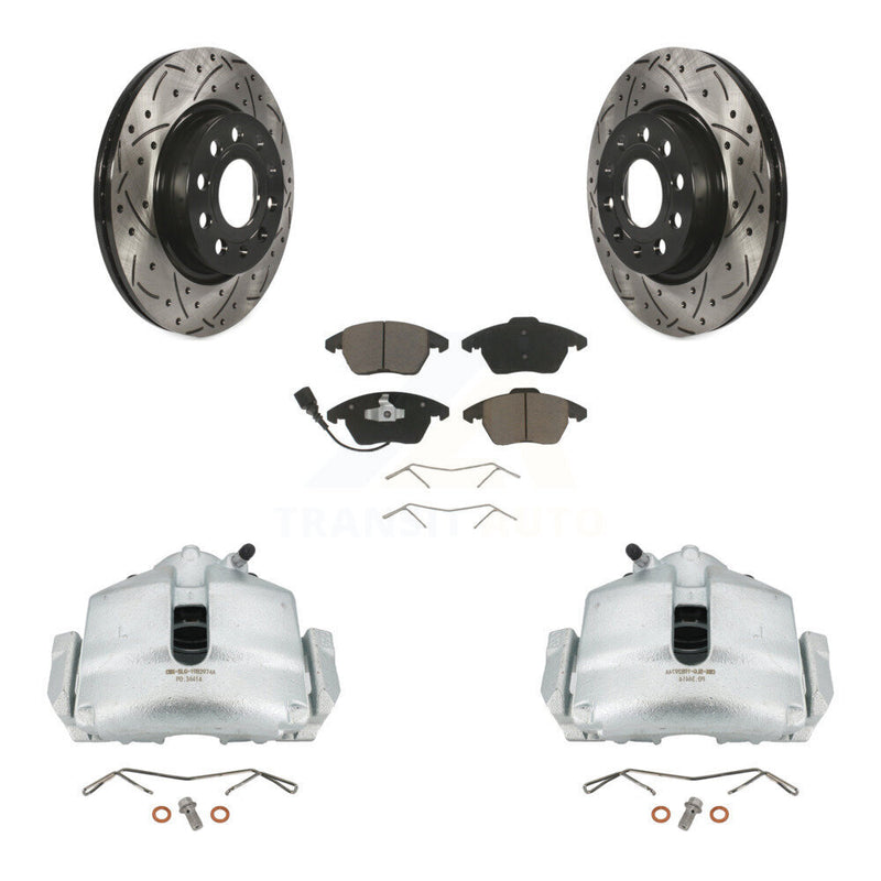 Transit Auto KCD-100177C Disc Brake Kit for 2011-2013 Volkswagen GTI, Audi A3 Quattro - Front product image