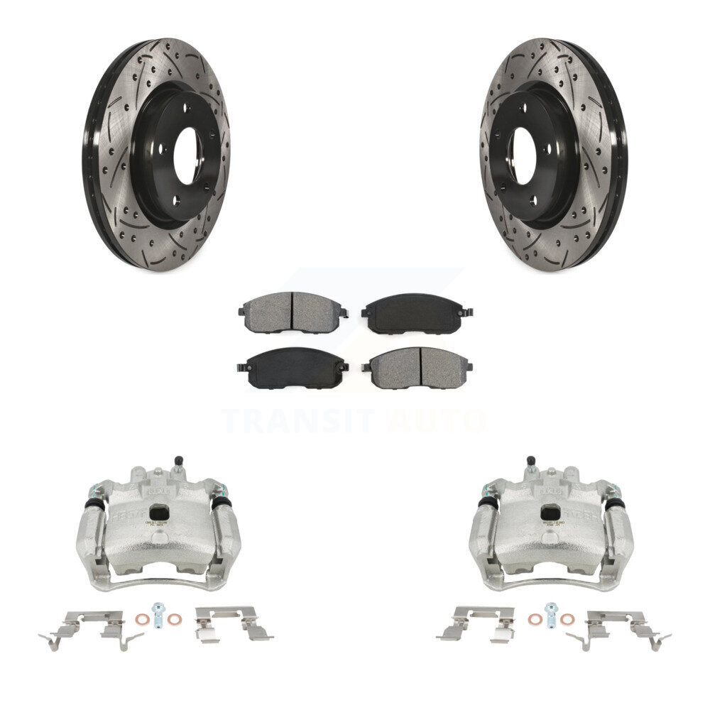 Transit Auto KCD-100177S Disc Brake Kit for 2013-2019 Nissan Sentra - Front product image
