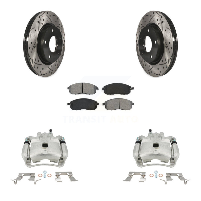 Transit Auto KCD-100177S Disc Brake Kit for 2013-2019 Nissan Sentra - Front product image