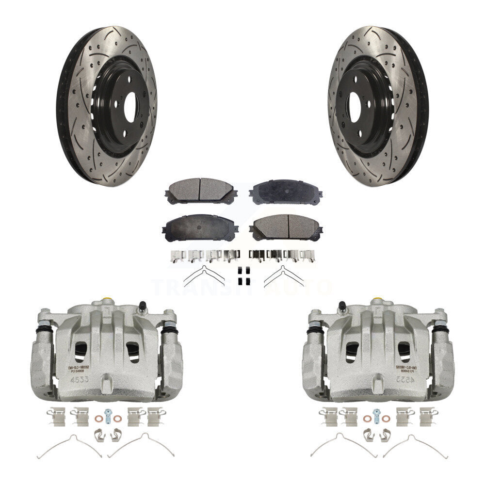 Transit Auto KCD-100177T Disc Brake Kit for 2008-2021 Lexus NX300, Lexus NX200t, Lexus NX300h & more - Front product image