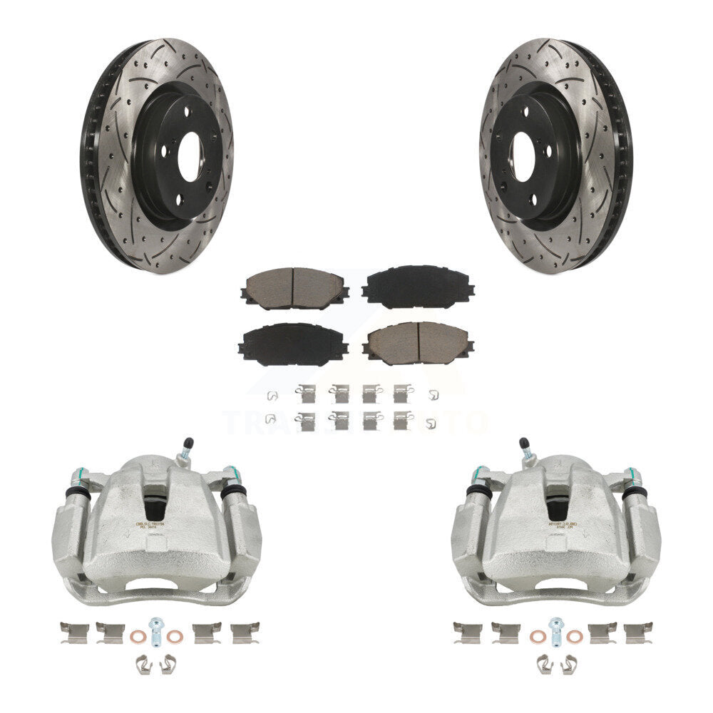 Transit Auto KCD-100179C Disc Brake Kit for 2006-2020 Toyota RAV4, Toyota Corolla iM, Scion iM & more - Front product image