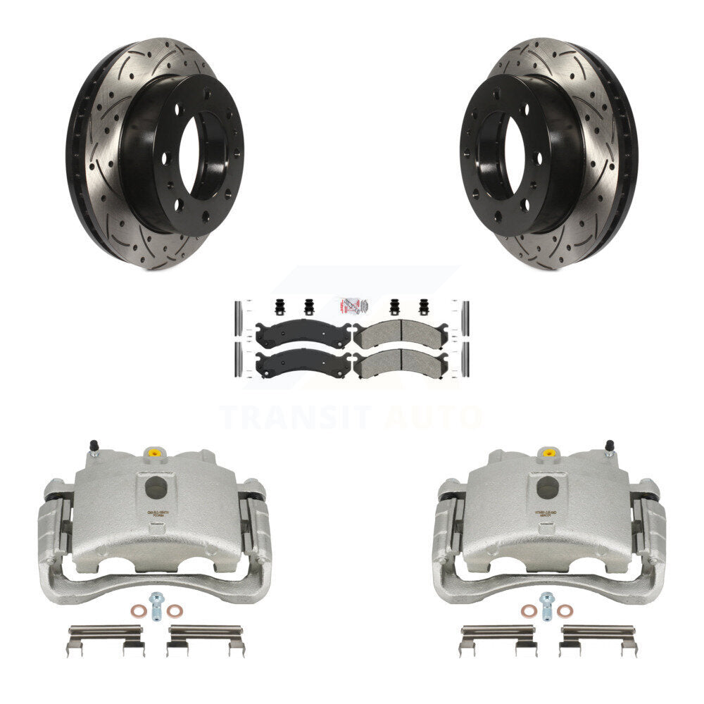 Transit Auto KCD-100179N Disc Brake Kit for 1999-2020 Chevrolet Express 2500, Chevrolet Silverado 1500 HD Classic, Chevrolet Silverado 2500 HD Classic & more - Front product image