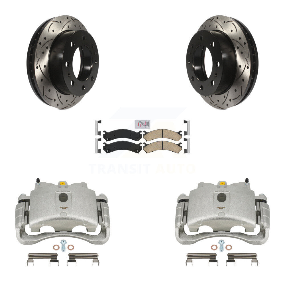 Transit Auto KCD-100180N Disc Brake Kit for 1999-2020 Chevrolet Express 2500, Chevrolet Silverado 1500 HD Classic, Chevrolet Silverado 2500 HD Classic & more - Front product image