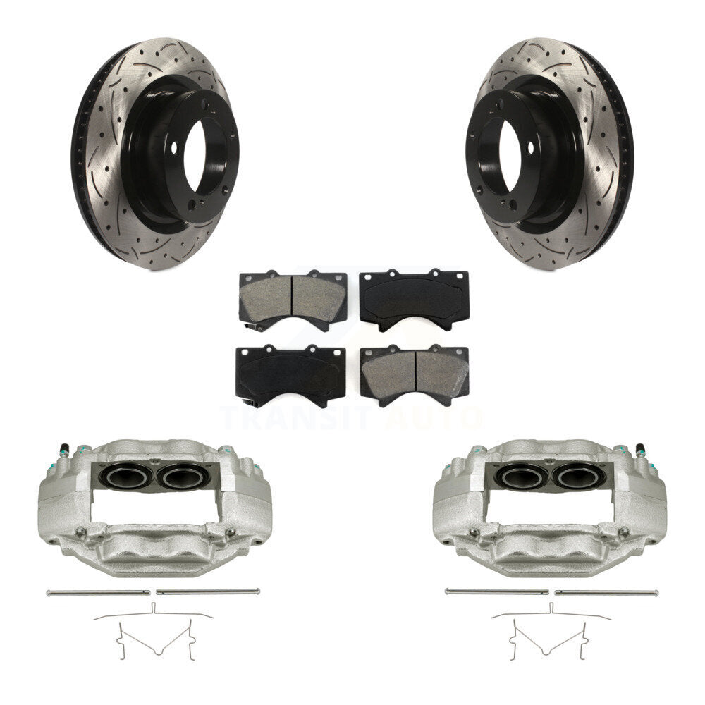 Transit Auto KCD-100180S Disc Brake Kit for 2007-2016 Toyota Sequoia, Toyota Tundra - Front product image