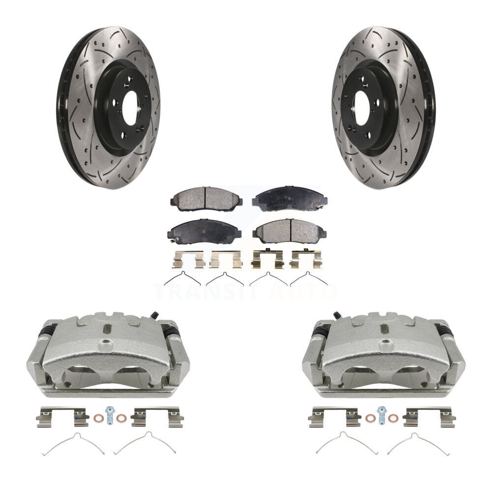 Transit Auto KCD-100180T Disc Brake Kit for 2009-2015 Honda Pilot - Front product image