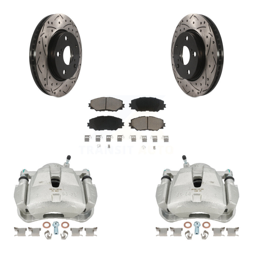 Transit Auto KCD-100181C Disc Brake Kit for 2006-2018 Toyota RAV4 - Front product image
