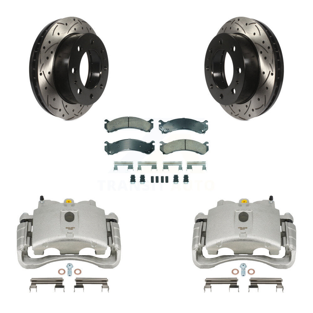 Transit Auto KCD-100181N Disc Brake Kit for 1999-2020 Chevrolet Express 2500, Chevrolet Silverado 1500 HD Classic, Chevrolet Silverado 2500 HD Classic & more - Front product image