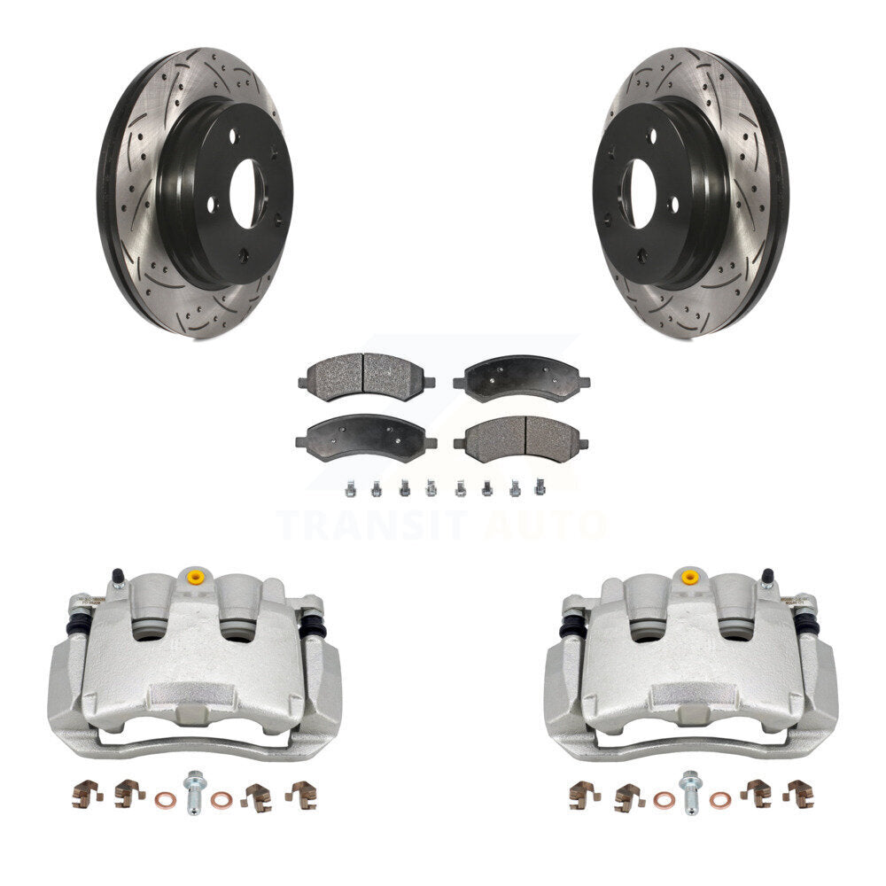 Transit Auto KCD-100181T Disc Brake Kit for 2009-2022 Ram 1500 Classic, Ram 1500, Dodge Ram 1500 - Front product image