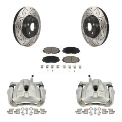 Transit Auto KCD-100182C Disc Brake Kit for 2008-2019 Toyota Corolla, Toyota Matrix, Pontiac Vibe & more - Front product image