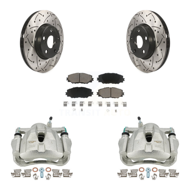 Transit Auto KCD-100182C Disc Brake Kit for 2008-2019 Toyota Corolla, Toyota Matrix, Pontiac Vibe & more - Front product image