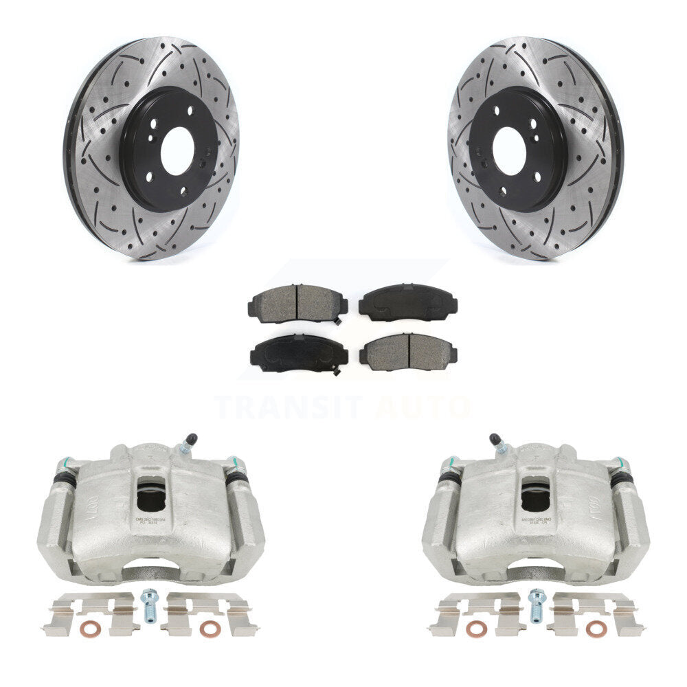 Transit Auto KCD-100182S Disc Brake Kit for 1999-2010 Honda Accord, Acura TL, Acura TSX & more - Front product image