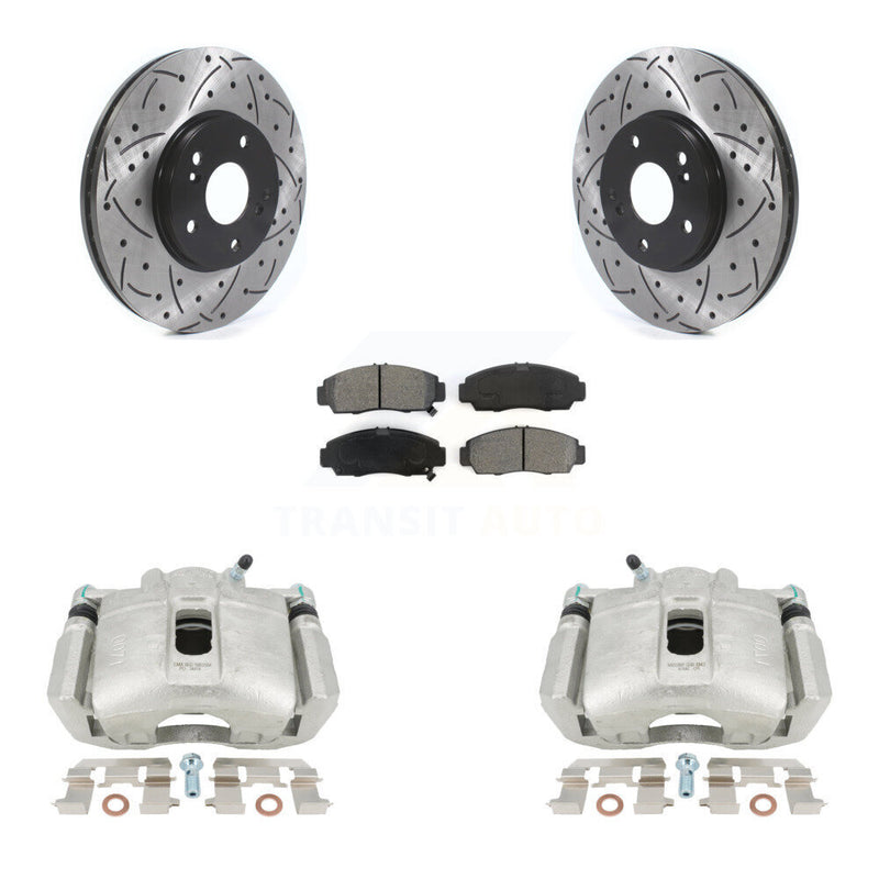 Transit Auto KCD-100182S Disc Brake Kit for 1999-2010 Honda Accord, Acura TL, Acura TSX & more - Front product image