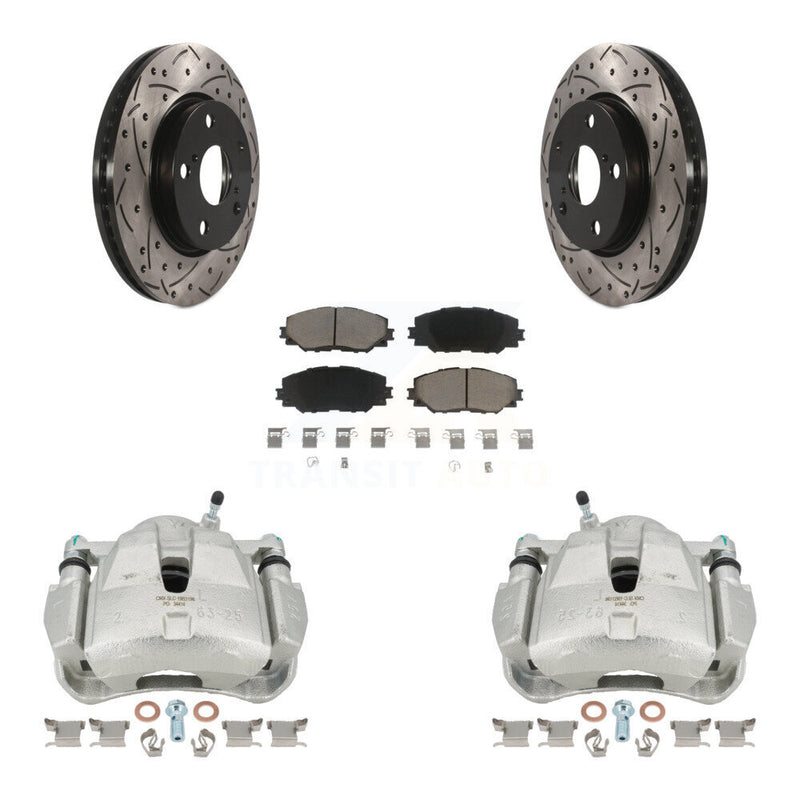 Transit Auto KCD-100184C Disc Brake Kit for 2014-2015 Toyota RAV4 - Front product image