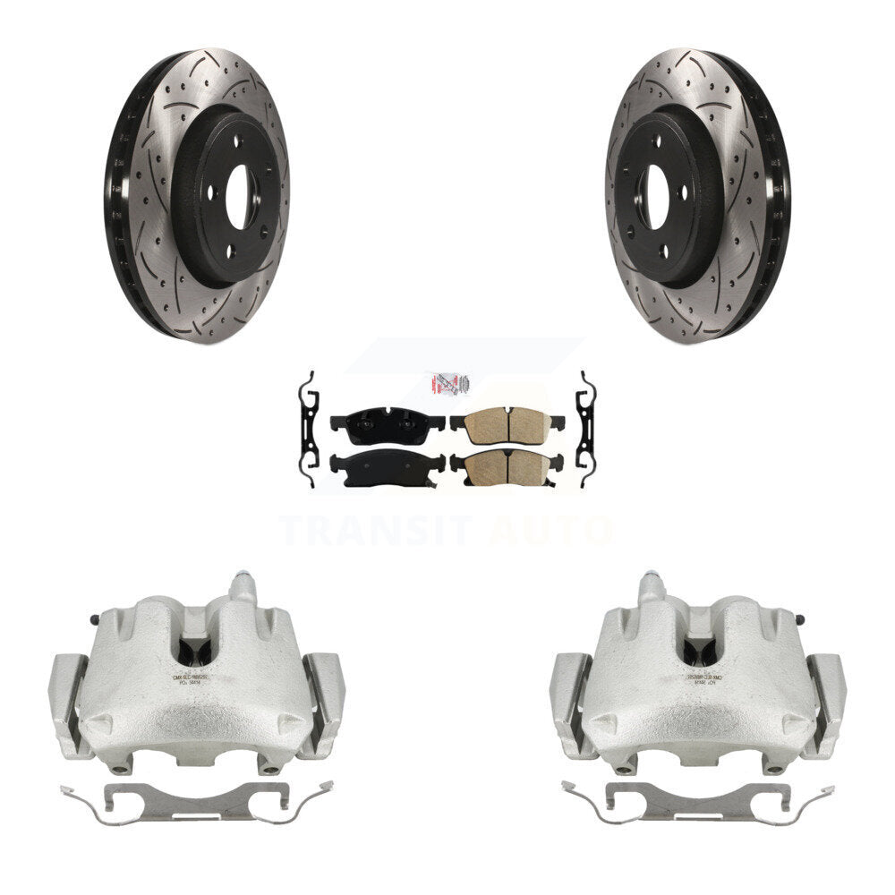 Transit Auto KCD-100184N Disc Brake Kit for 2011-2023 Dodge Durango, Jeep Grand Cherokee - Front product image