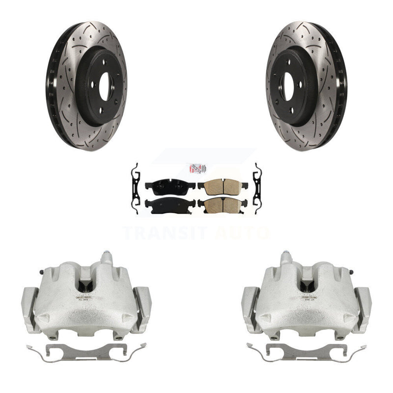 Transit Auto KCD-100184N Disc Brake Kit for 2011-2023 Dodge Durango, Jeep Grand Cherokee - Front product image