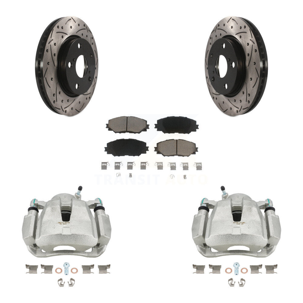 Transit Auto KCD-100185C Disc Brake Kit for 2014-2015 Toyota RAV4 - Front product image