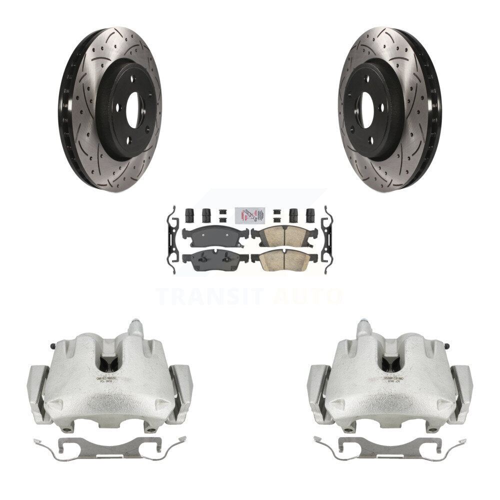 Transit Auto KCD-100185N Disc Brake Kit for 2011-2023 Dodge Durango, Jeep Grand Cherokee - Front product image