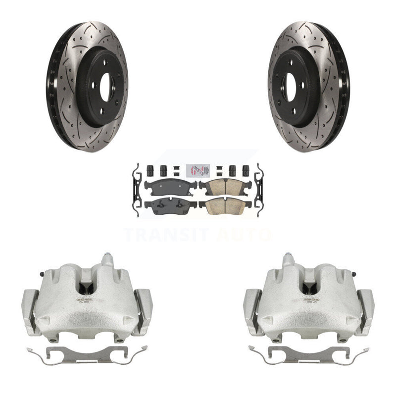 Transit Auto KCD-100185N Disc Brake Kit for 2011-2023 Dodge Durango, Jeep Grand Cherokee - Front product image