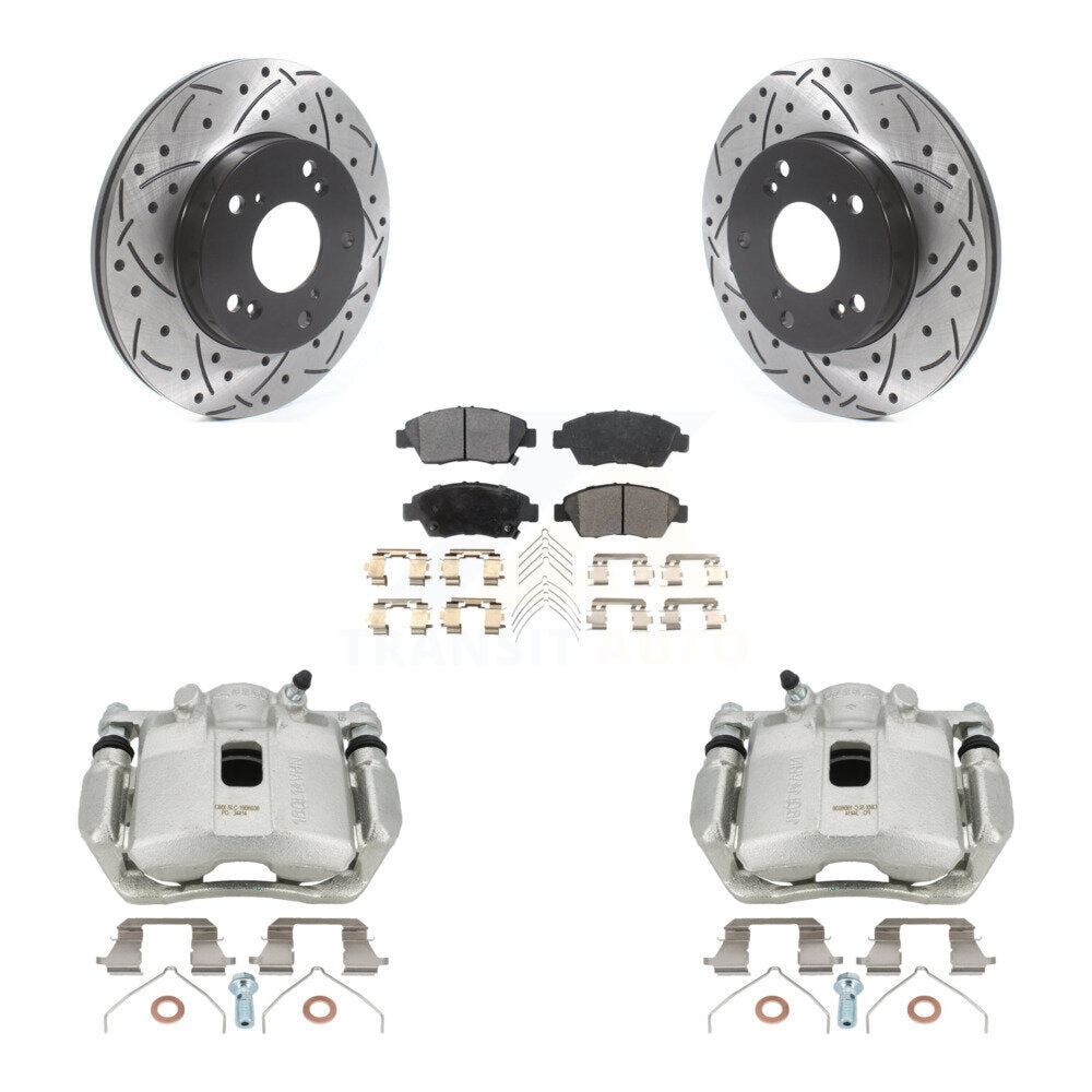 Transit Auto KCD-100185P Disc Brake Kit for 2011-2015 Honda CR-Z - Front product image