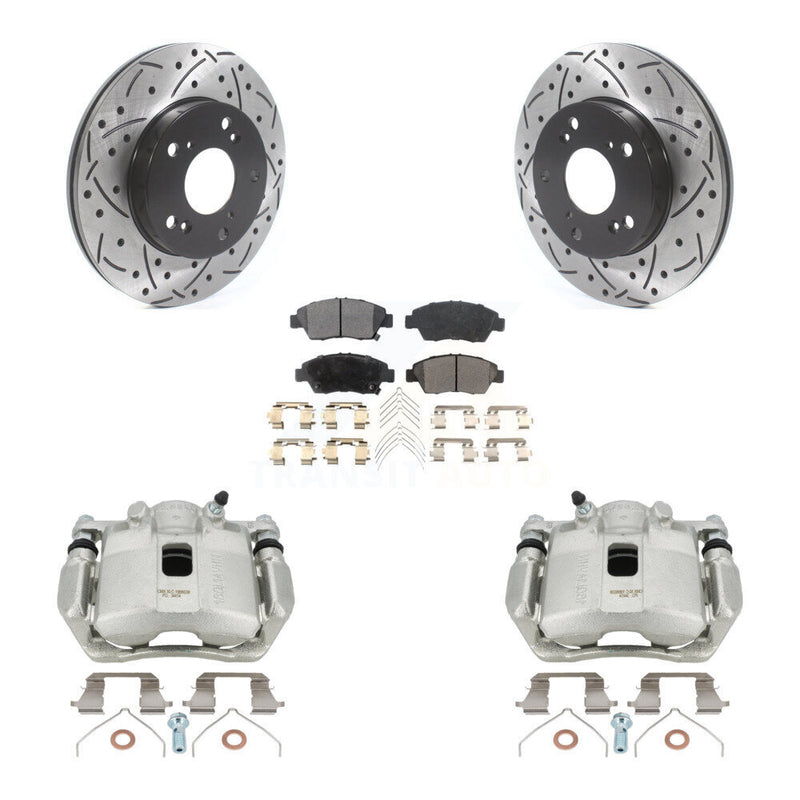 Transit Auto KCD-100185P Disc Brake Kit for 2011-2015 Honda CR-Z - Front product image