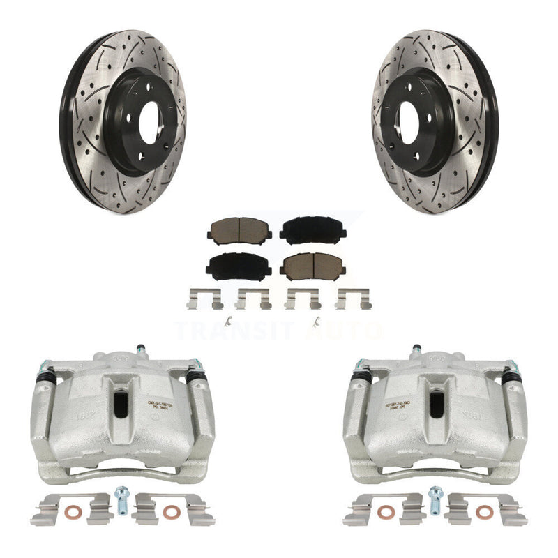Transit Auto KCD-100186C Disc Brake Kit for 2013-2015 Mazda CX-5 - Front product image