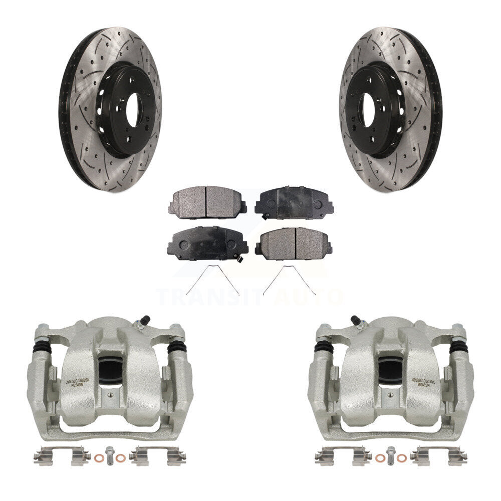 Transit Auto KCD-100187P Disc Brake Kit for 2016-2018 Acura RDX - Front product image