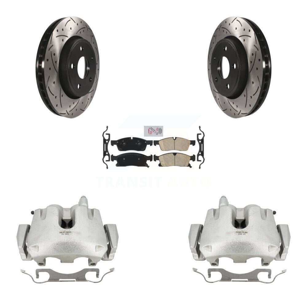 Transit Auto KCD-100188N Disc Brake Kit for 2011-2023 Dodge Durango, Jeep Grand Cherokee - Front product image