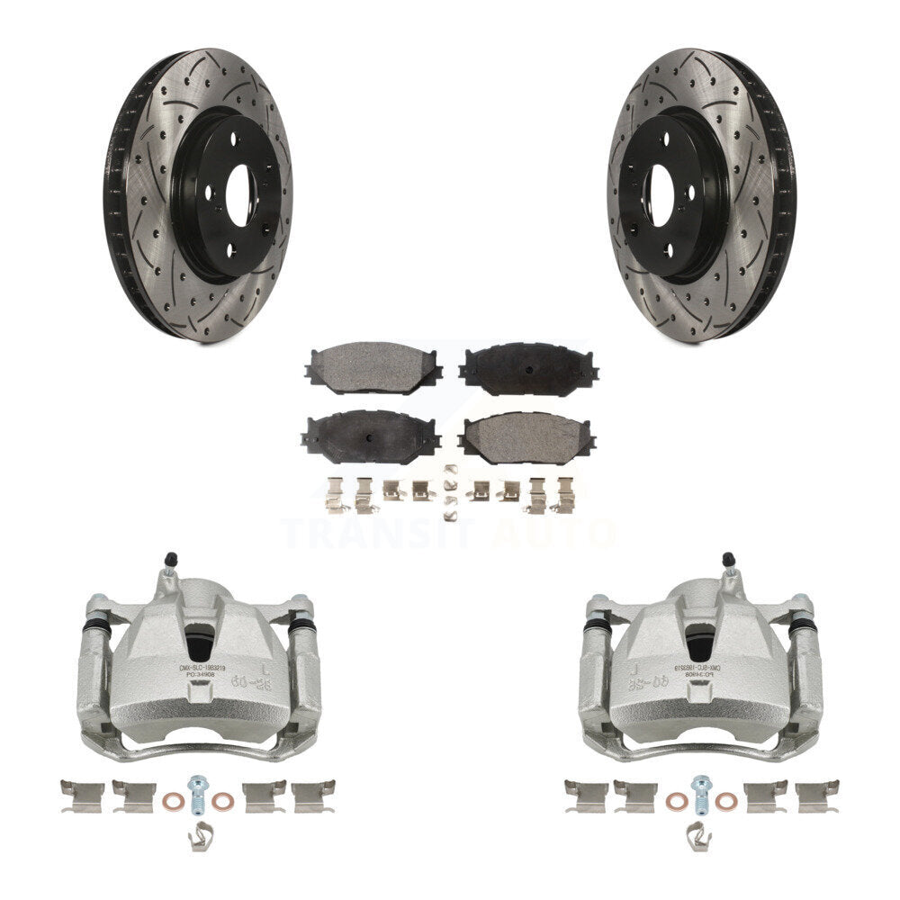 Transit Auto KCD-100188P Disc Brake Kit for 2006-2015 Lexus IS250 - Front product image
