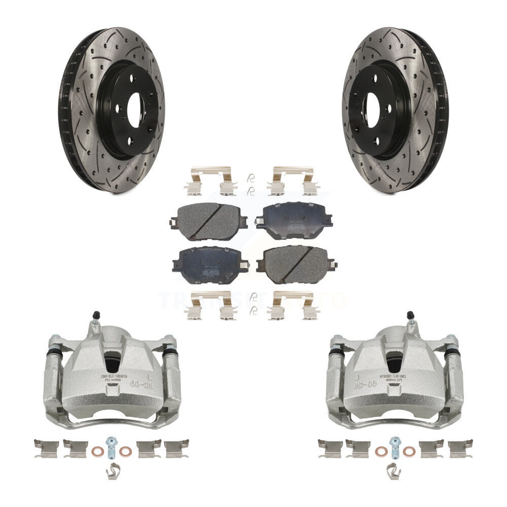 Transit Auto KCD-100189P Disc Brake Kit for 2014 Lexus IS250 - Front product image