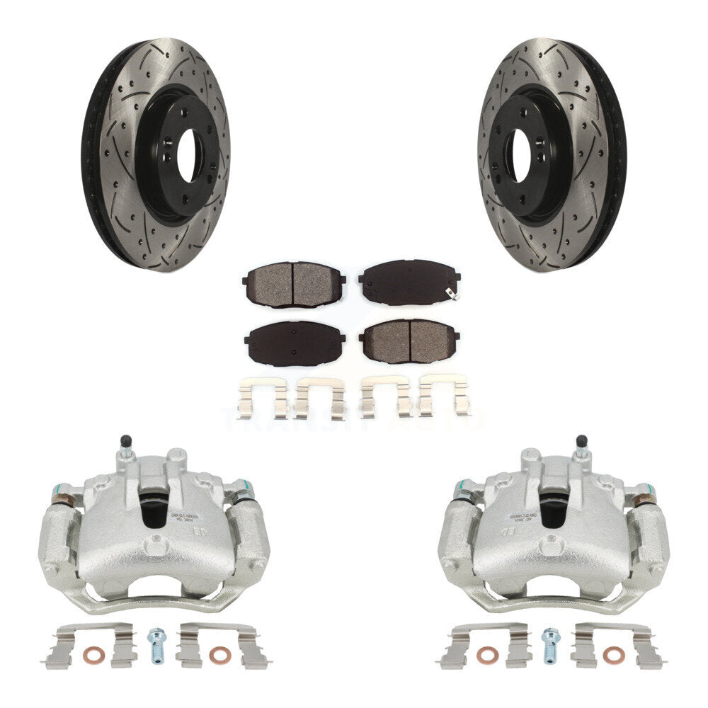 Transit Auto KCD-100189S Disc Brake Kit for 2012-2013 Kia Forte5 - Front product image