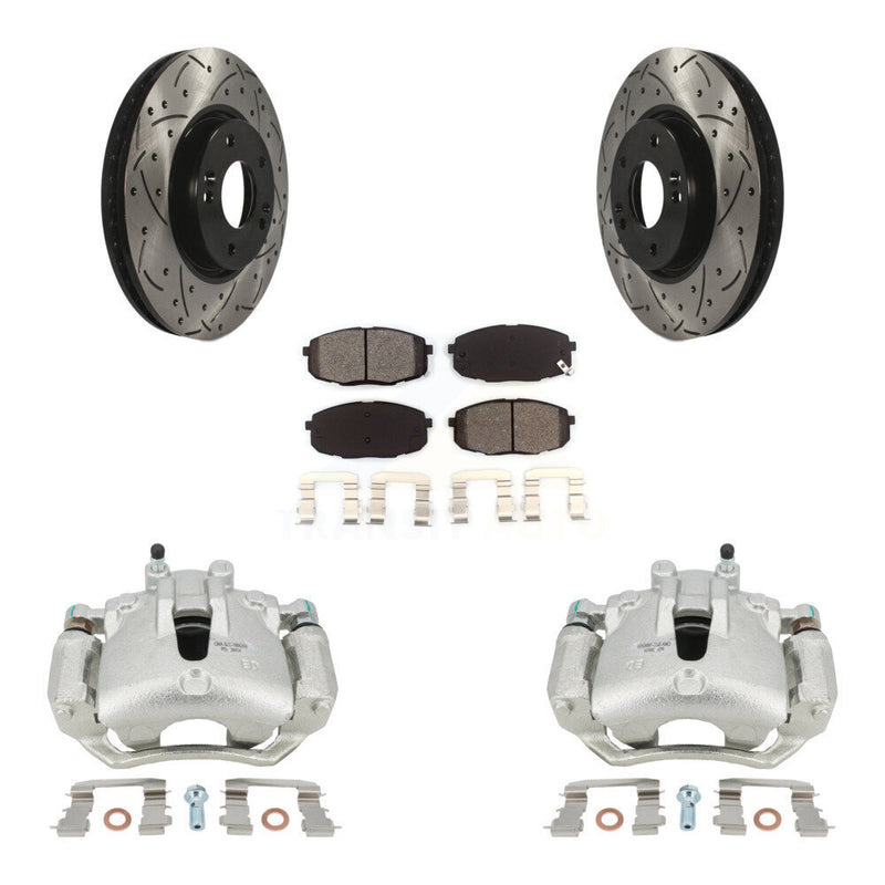 Transit Auto KCD-100189S Disc Brake Kit for 2012-2013 Kia Forte5 - Front product image