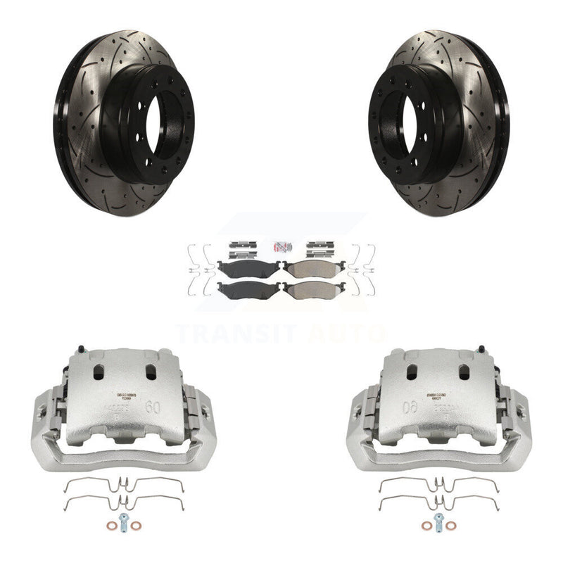 Transit Auto KCD-100191N Disc Brake Kit for 2005-2016 Ford F-450 Super Duty, International CF500, International CF600 & more - Front product image