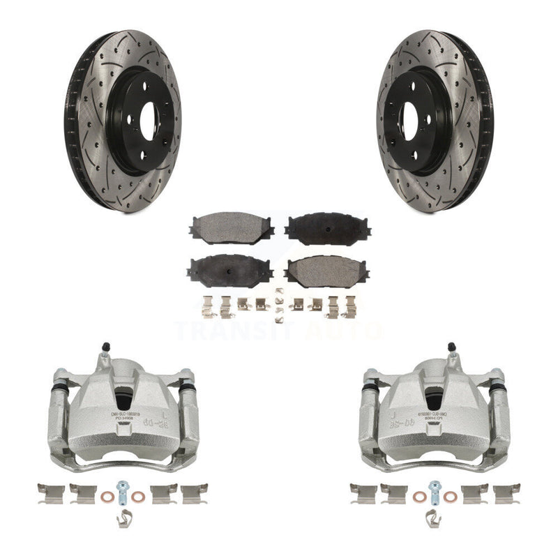 Transit Auto KCD-100191T Disc Brake Kit for 2006-2015 Lexus IS250 - Front product image