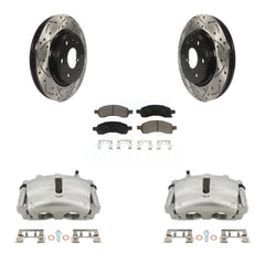 Transit Auto KCD-100192C Disc Brake Kit for 2007-2017 GMC Acadia Limited, Chevrolet Traverse, Buick Enclave & more - Front product image