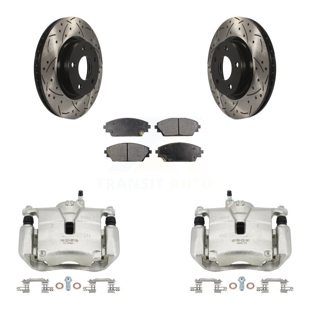 Transit Auto KCD-100192P Disc Brake Kit for 2016-2018 Mazda CX-3 - Front product image