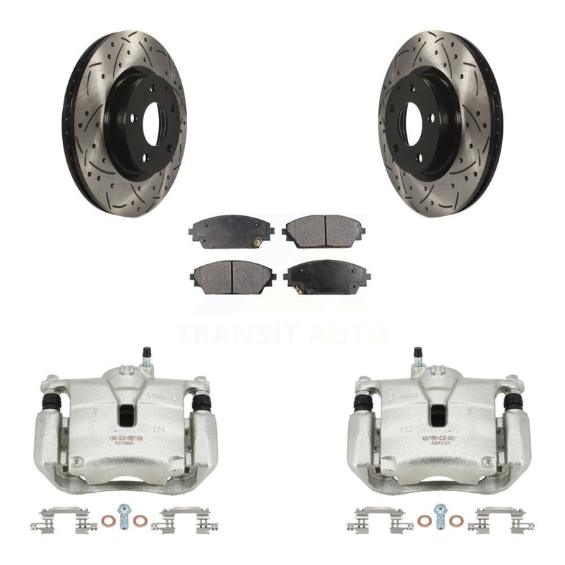 Transit Auto KCD-100192P Disc Brake Kit for 2016-2018 Mazda CX-3 - Front product image