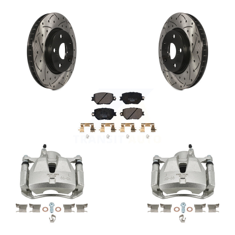 Transit Auto KCD-100192T Disc Brake Kit for 2014 Lexus IS250 - Front product image
