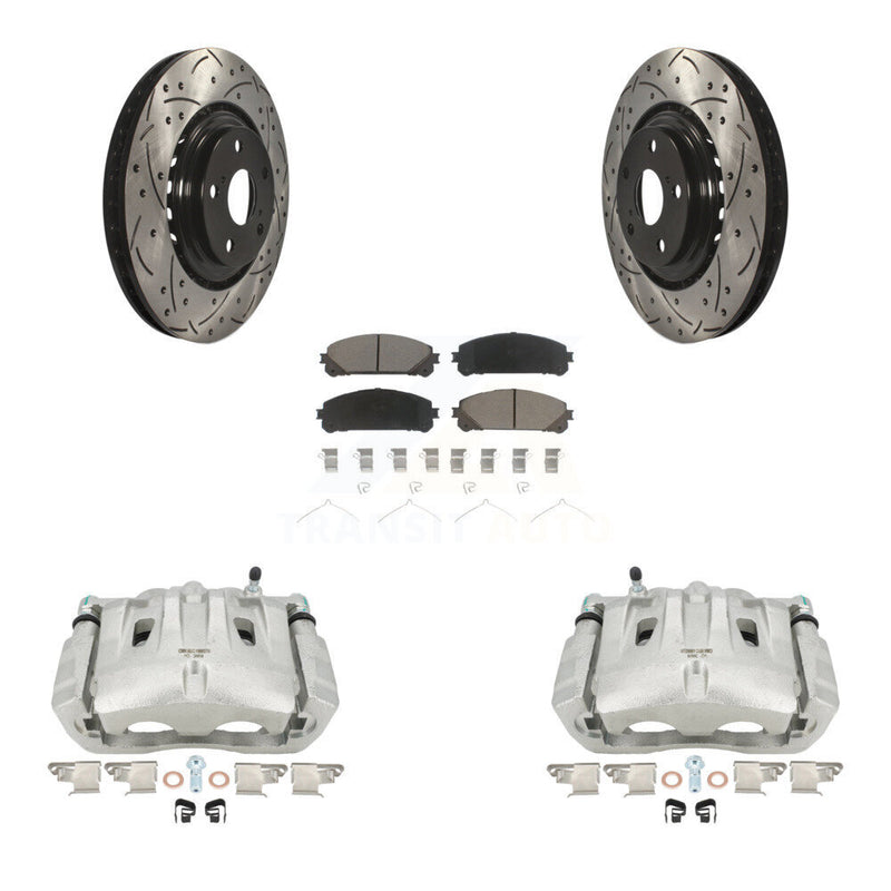 Transit Auto KCD-100193C Disc Brake Kit for 2010-2020 Toyota Highlander, Toyota Sienna, Lexus RX350 - Front product image
